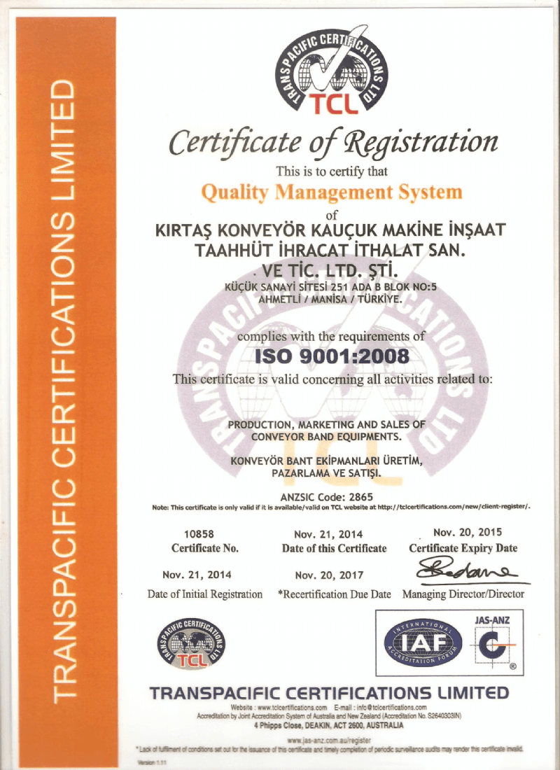 ISO 9001 Quality Management System