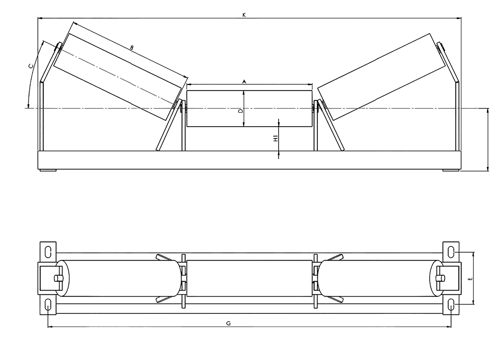 KRT N3 idler frame